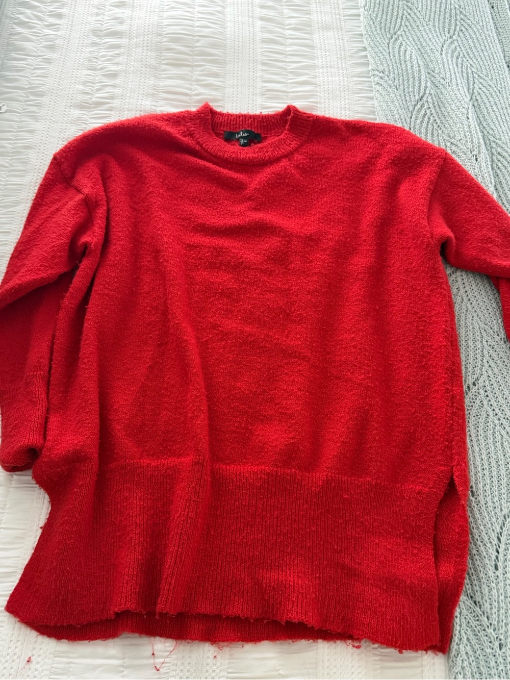Lulu's Men's Red Crewneck Knit Sweater